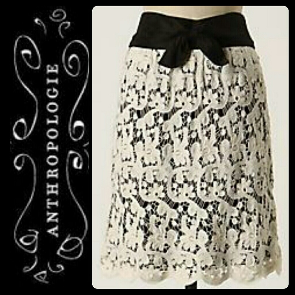 NWT - Anthropologie Lil Lace Skirt